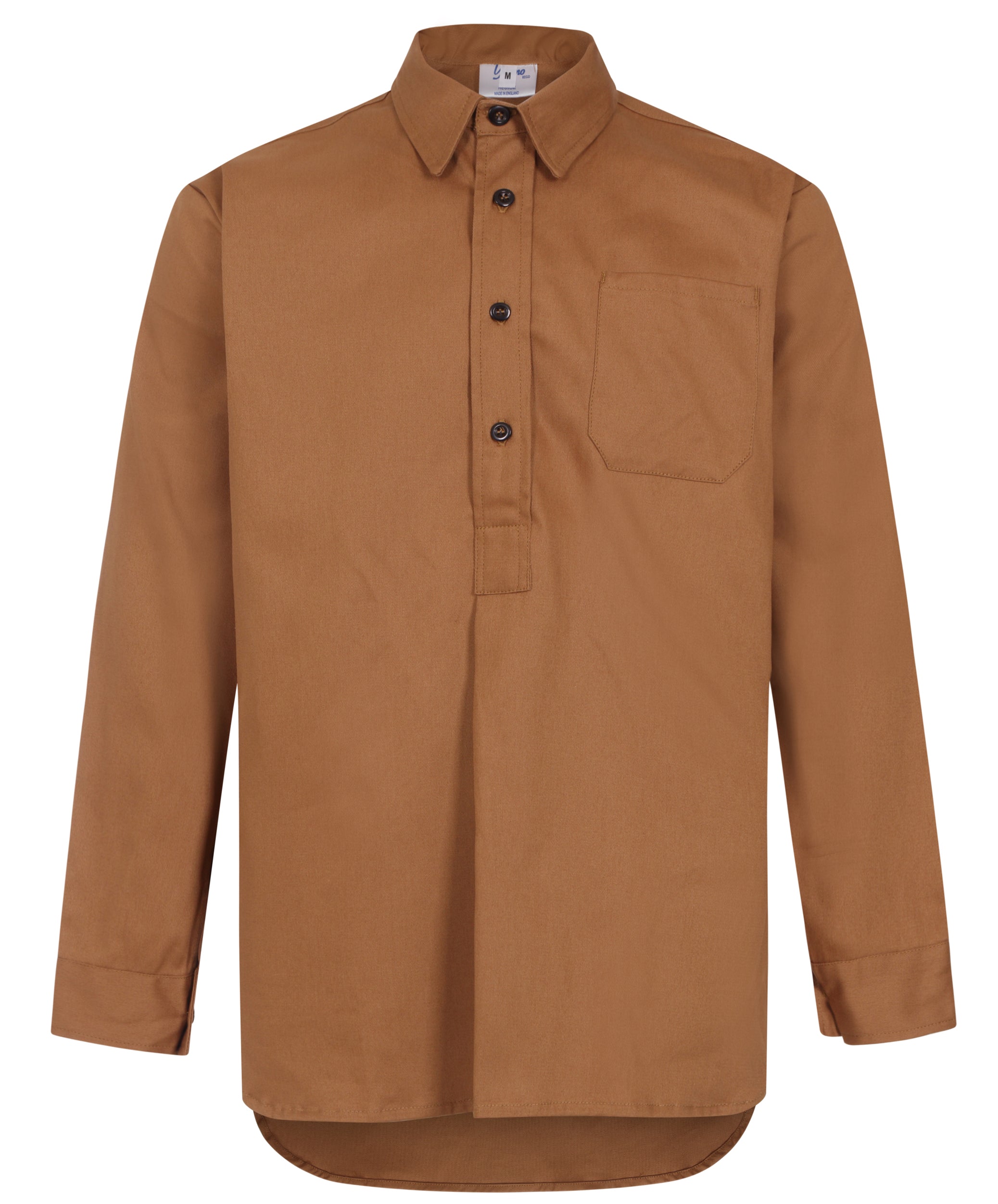 YarmoMensCottonKhakiShirtSH011