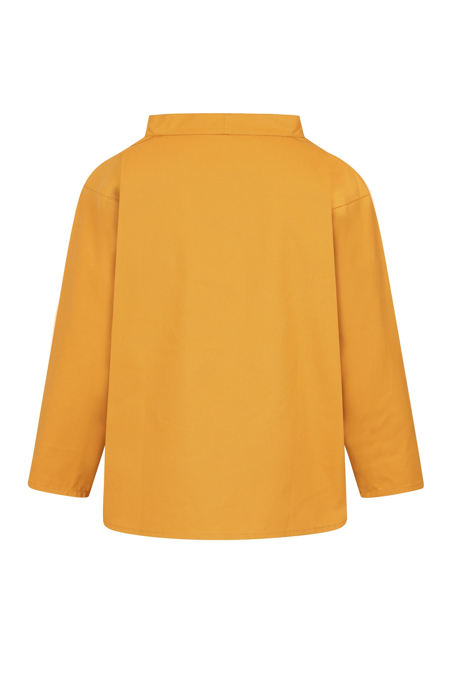 Yarmo Fishermans Sailcloth Cotton Smock Round Neck, Mustard - SM0102