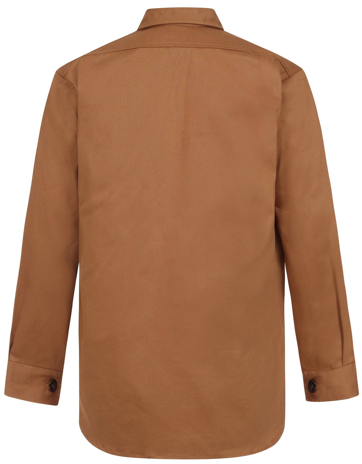 Yarmo Men's Long Sleeve Cotton Shirt, Khaki - SH011